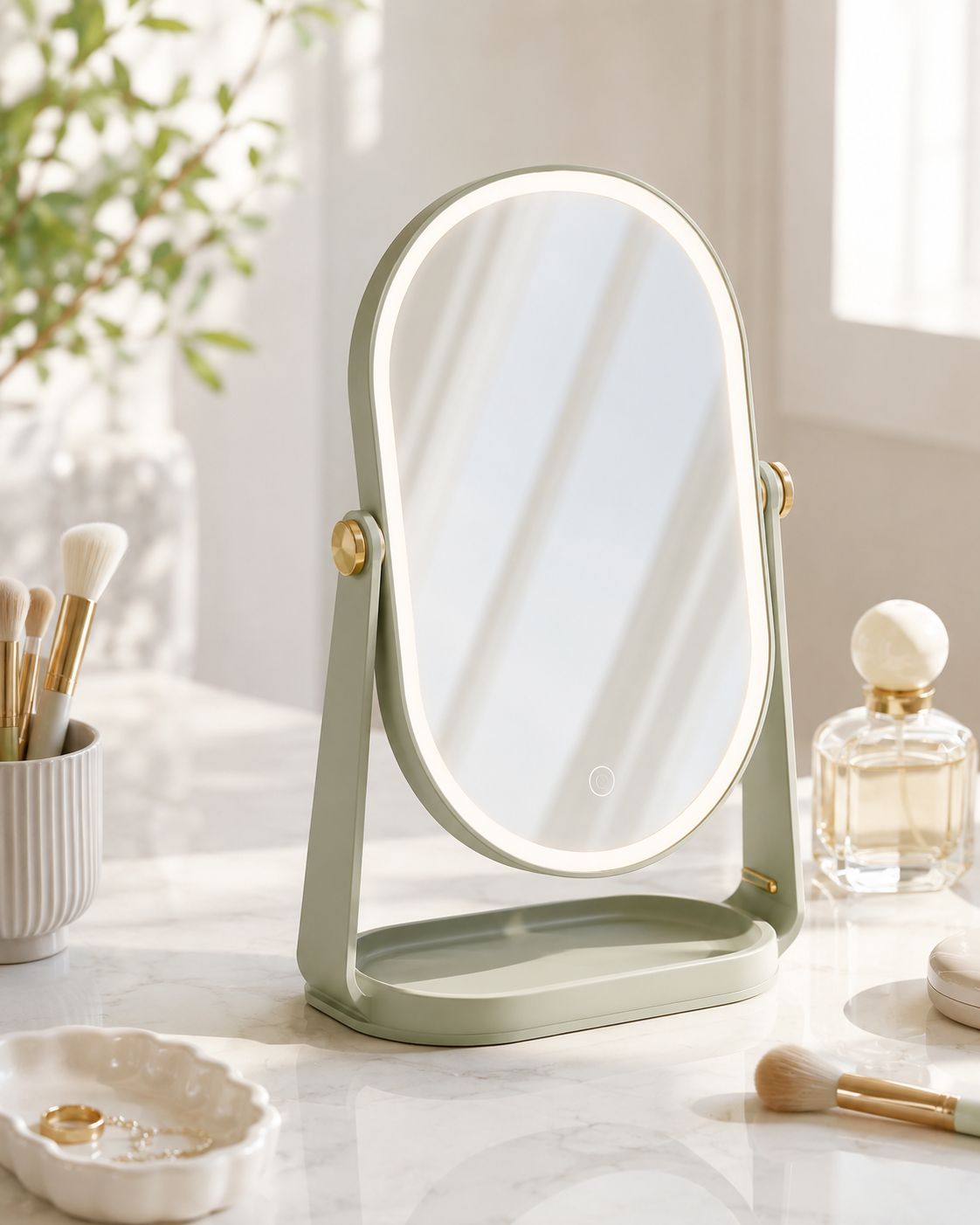 NovaGlow Mirror Green
